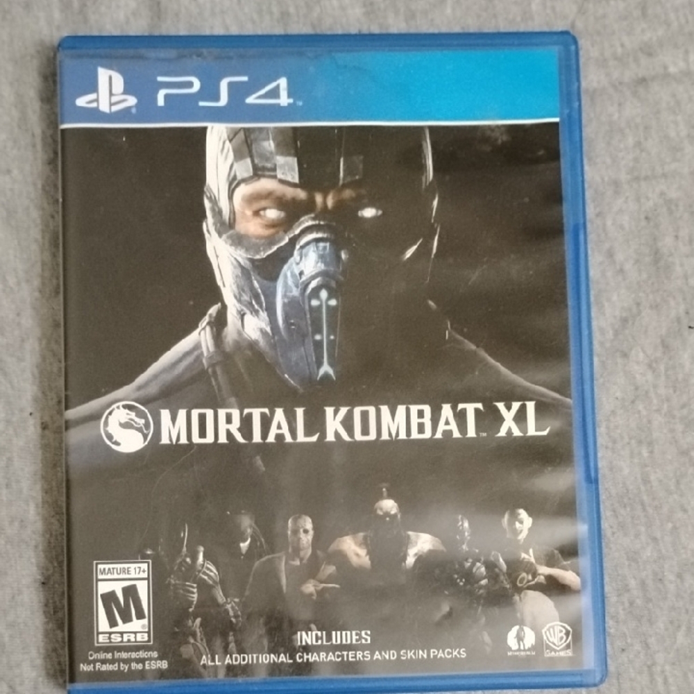 Mortal Kombat XL for PS4 - Blue Case